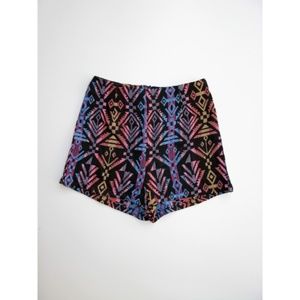 LF NaaNaa High Rise Woven Aztec Shorts XS NWT